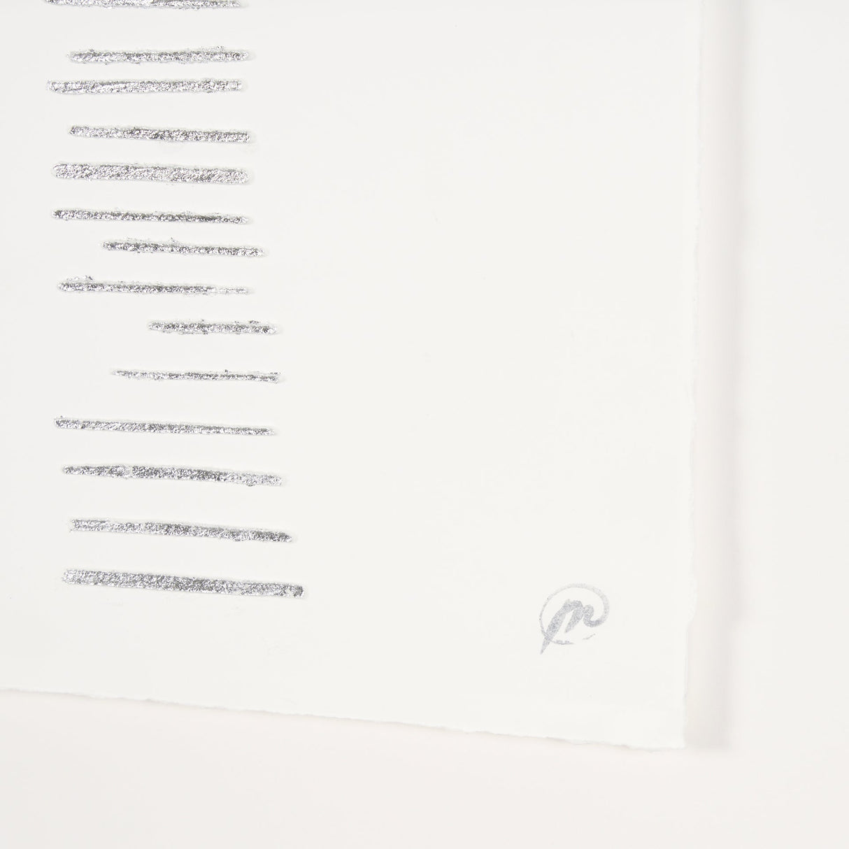 Random Lines Silver by Studio M a handmade Original Framed Artwork under Glass by Mercana at Eve Furniture