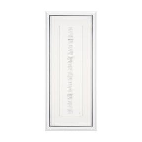 Random Lines Silver by Studio M a handmade Original Framed Artwork under Glass by Mercana at Eve Furniture