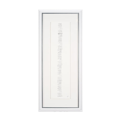 Random Lines Silver by Studio M a handmade Original Framed Artwork under Glass by Mercana at Eve Furniture