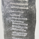 Random Lines Silver Flood by Studio M a Handmade Original Framed Artwork under Glass by Mercana at Eve Furniture