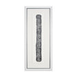 Random Lines Silver Flood by Studio M a Handmade Original Framed Artwork under Glass by Mercana at Eve Furniture