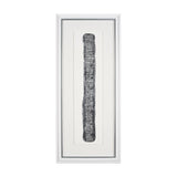 Random Lines Silver Flood by Studio M a Handmade Original Framed Artwork under Glass by Mercana at Eve Furniture