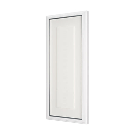 Random Lines White by Studio M a handmade Original Framed Artwork under Glass by Mercana at Eve Furniture