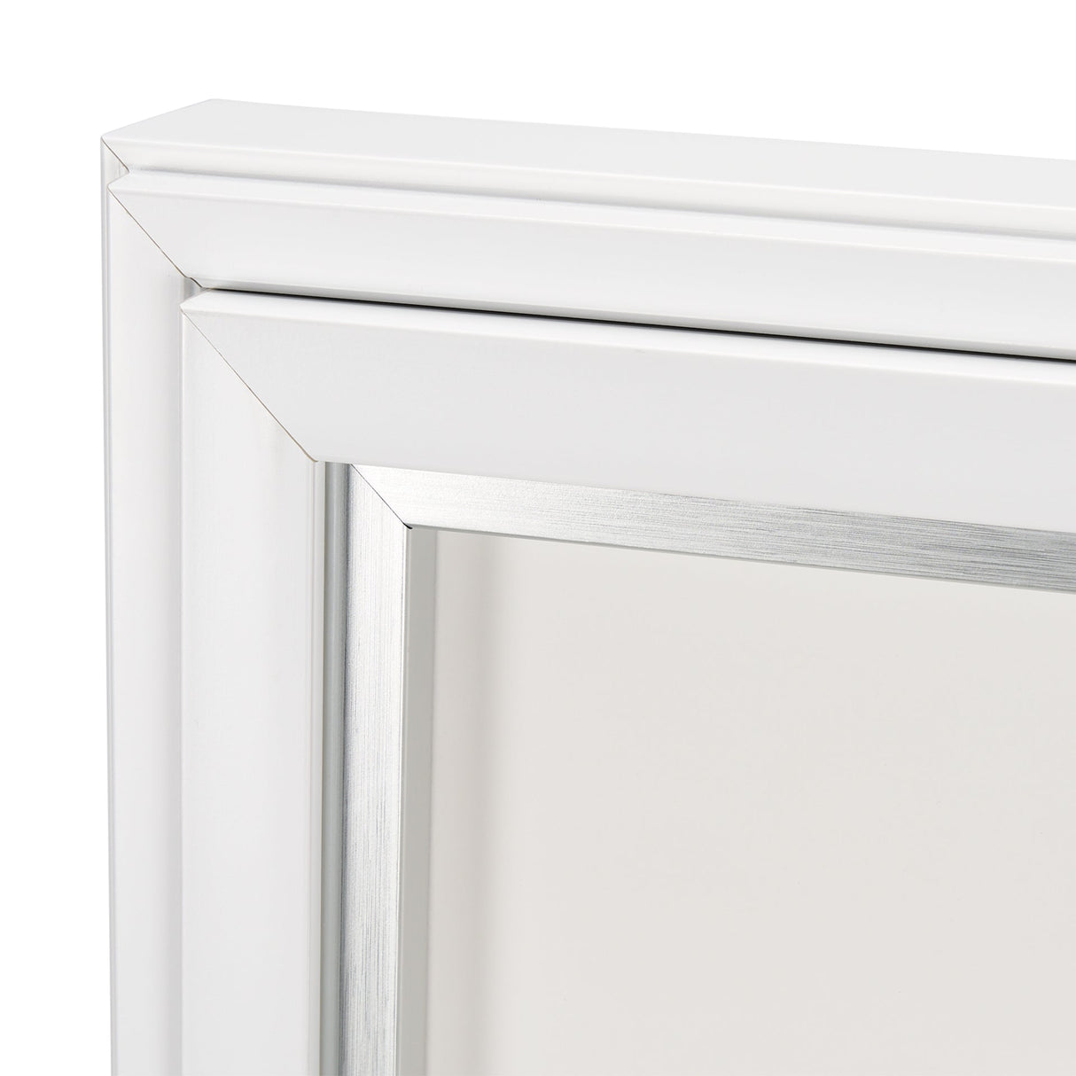 Random Lines White by Studio M a handmade Original Framed Artwork under Glass by Mercana at Eve Furniture