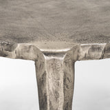 Randy Silver Nickel Cast Aluminum Metal Coffee Table by Mercana at Eve Furniture