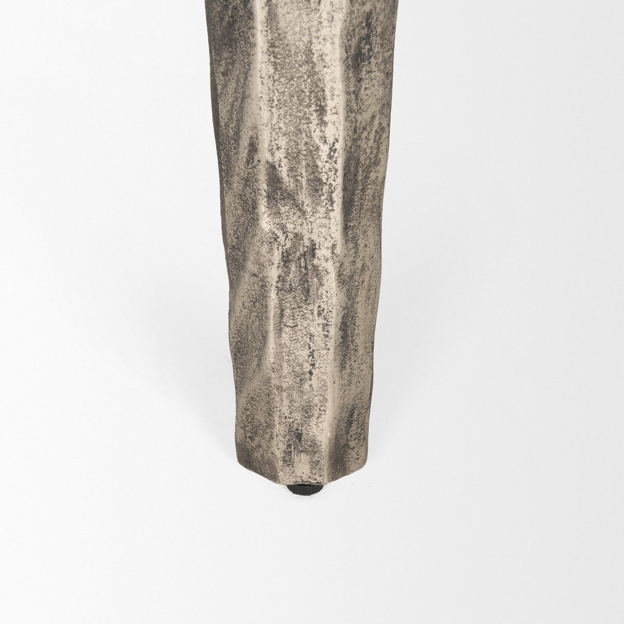 Randy Silver Nickel Cast Aluminum Metal Coffee Table by Mercana at Eve Furniture