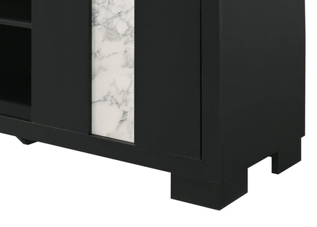 Rangley Black LED Panel Bedroom Set by Crown Mark at Eve Furniture