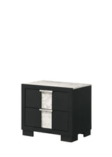 Rangley Black LED Panel Bedroom Set by Crown Mark at Eve Furniture