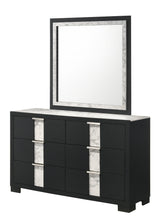 Rangley Black Mirror by Crown Mark at Eve Furniture