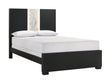 Rangley Black Queen LED Panel Bed by Crown Mark at Eve Furniture