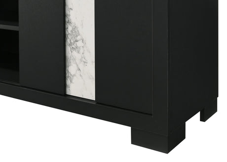 Rangley Black TV Stand by Crown Mark at Eve Furniture