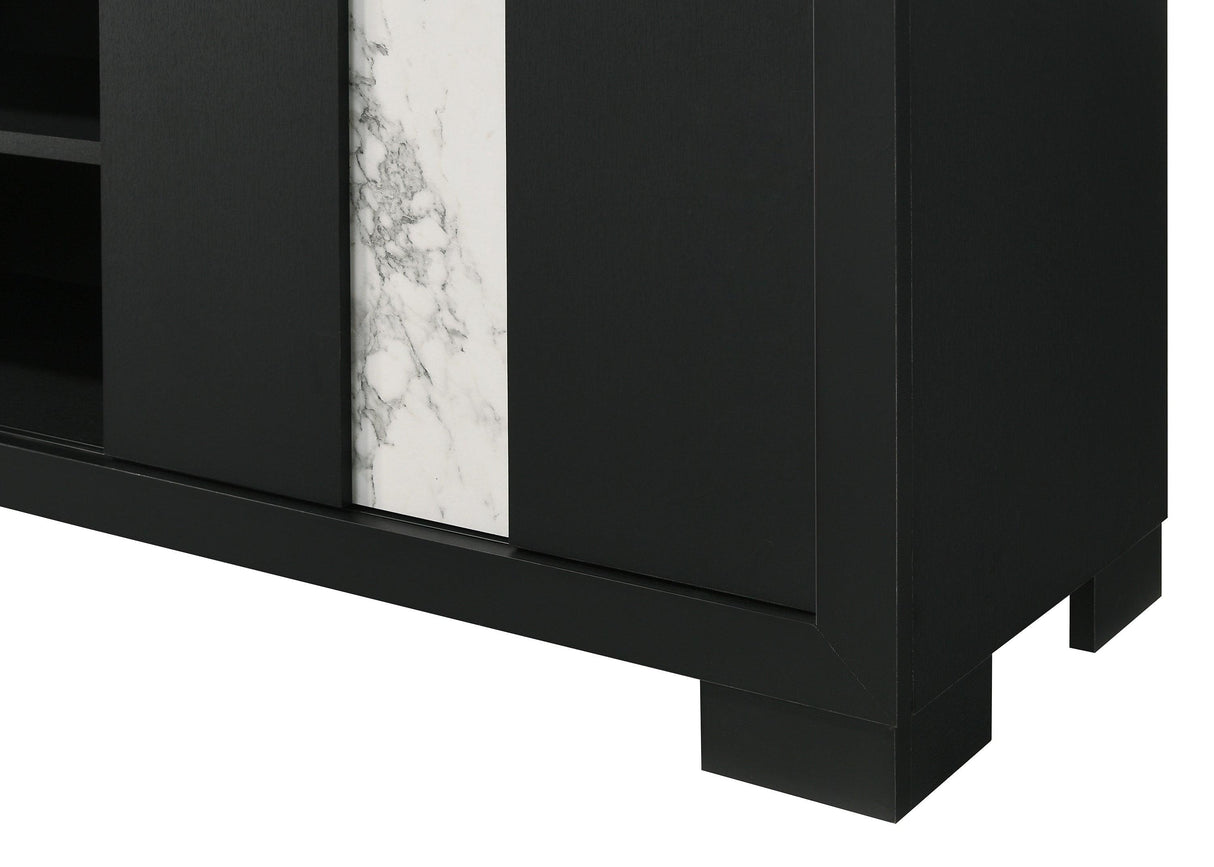 Rangley Black TV Stand by Crown Mark at Eve Furniture