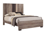 Rangley Brown King LED Panel Bed by Crown Mark at Eve Furniture