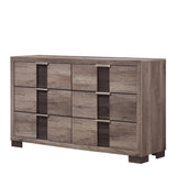 Rangley Brown LED Panel Bedroom Set by Crown Mark at Eve Furniture