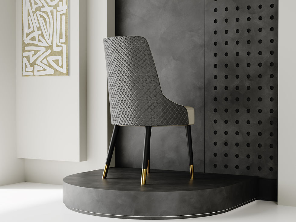 Rani Grey Dining Chair by New Era Innovations at Eve Furniture