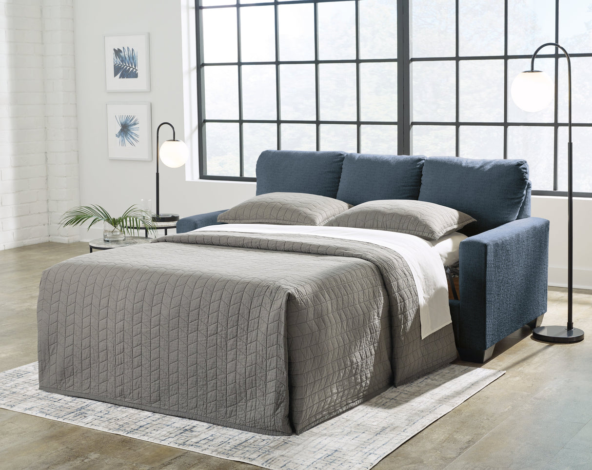 Rannis Navy Full Sofa Sleeper