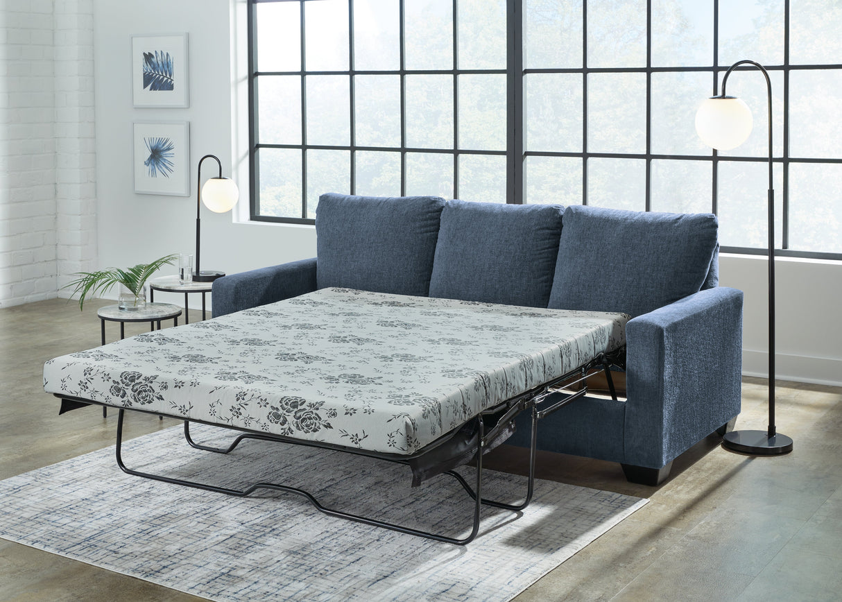 Rannis Navy Queen Sofa Sleeper