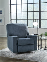 Rannis Navy Recliner