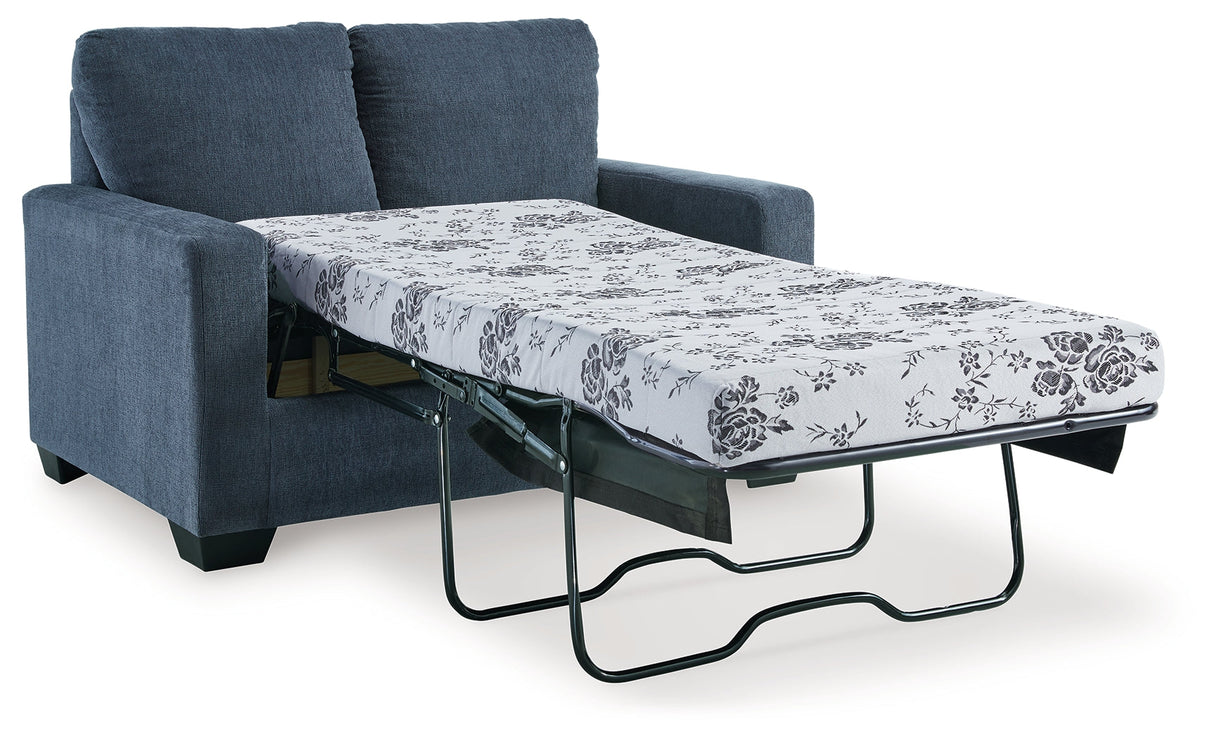 Rannis Navy Twin Sofa Sleeper