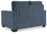 Rannis Navy Twin Sofa Sleeper