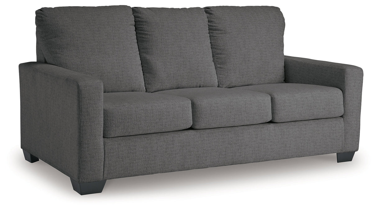 Rannis Pewter Full Sofa Sleeper by Ashley at Eve Furniture