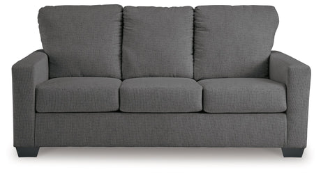 Rannis Pewter Full Sofa Sleeper by Ashley at Eve Furniture