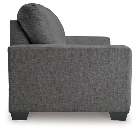 Rannis Pewter Full Sofa Sleeper by Ashley at Eve Furniture