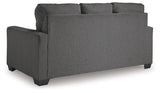 Rannis Pewter Full Sofa Sleeper by Ashley at Eve Furniture