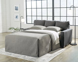 Rannis Pewter Full Sofa Sleeper by Ashley at Eve Furniture