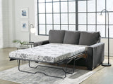 Rannis Pewter Full Sofa Sleeper by Ashley at Eve Furniture