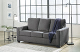 Rannis Pewter Full Sofa Sleeper by Ashley at Eve Furniture