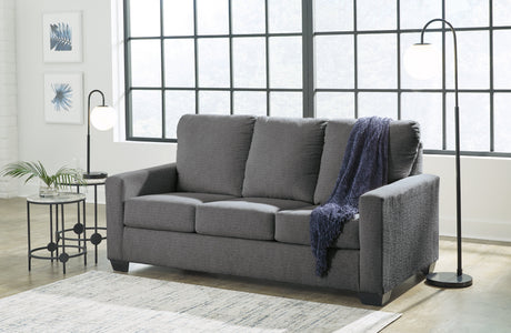 Rannis Pewter Full Sofa Sleeper by Ashley at Eve Furniture