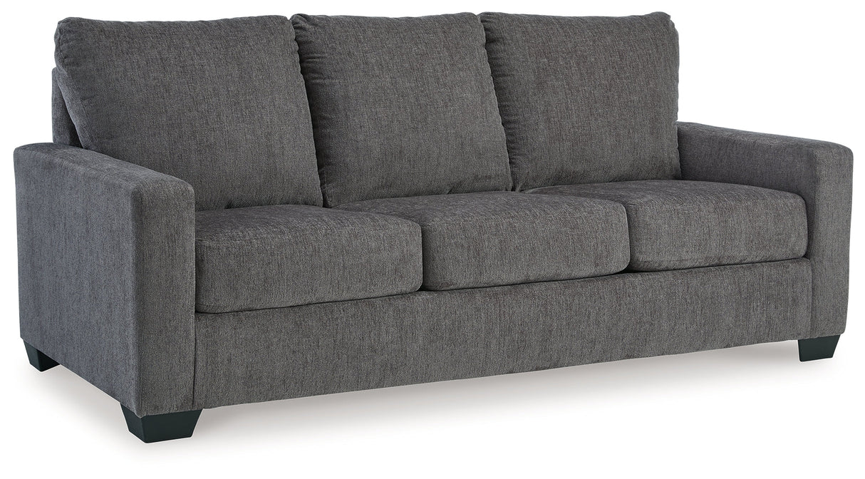 Rannis Pewter Queen Sofa Sleeper by Ashley at Eve Furniture