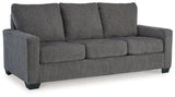 Rannis Pewter Queen Sofa Sleeper by Ashley at Eve Furniture