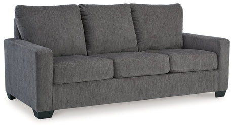Rannis Pewter Queen Sofa Sleeper by Ashley at Eve Furniture