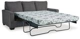 Rannis Pewter Queen Sofa Sleeper by Ashley at Eve Furniture