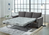 Rannis Pewter Queen Sofa Sleeper by Ashley at Eve Furniture