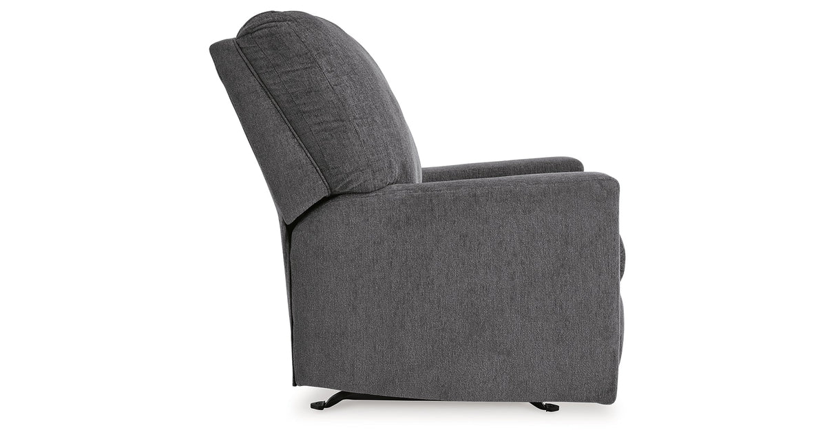 Rannis Pewter Recliner by Ashley at Eve Furniture