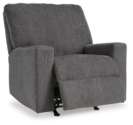 Rannis Pewter Recliner by Ashley at Eve Furniture