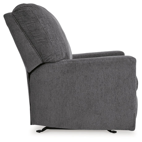 Rannis Pewter Recliner by Ashley at Eve Furniture
