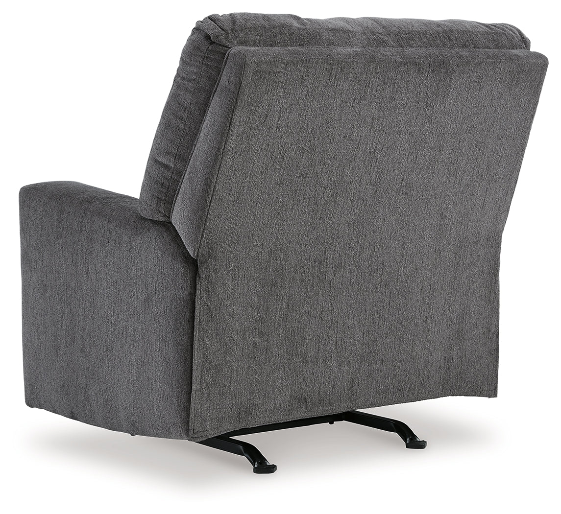 Rannis Pewter Recliner by Ashley at Eve Furniture
