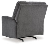 Rannis Pewter Recliner by Ashley at Eve Furniture