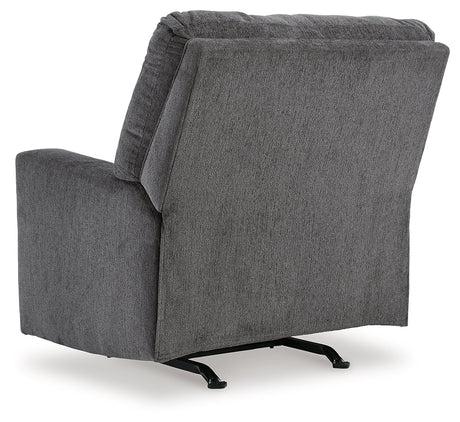 Rannis Pewter Recliner by Ashley at Eve Furniture