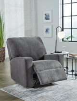 Rannis Pewter Recliner by Ashley at Eve Furniture