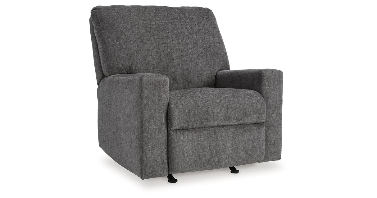 Rannis Pewter Recliner by Ashley at Eve Furniture