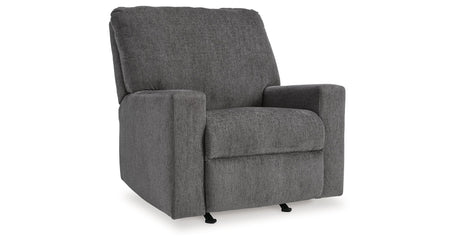 Rannis Pewter Recliner by Ashley at Eve Furniture