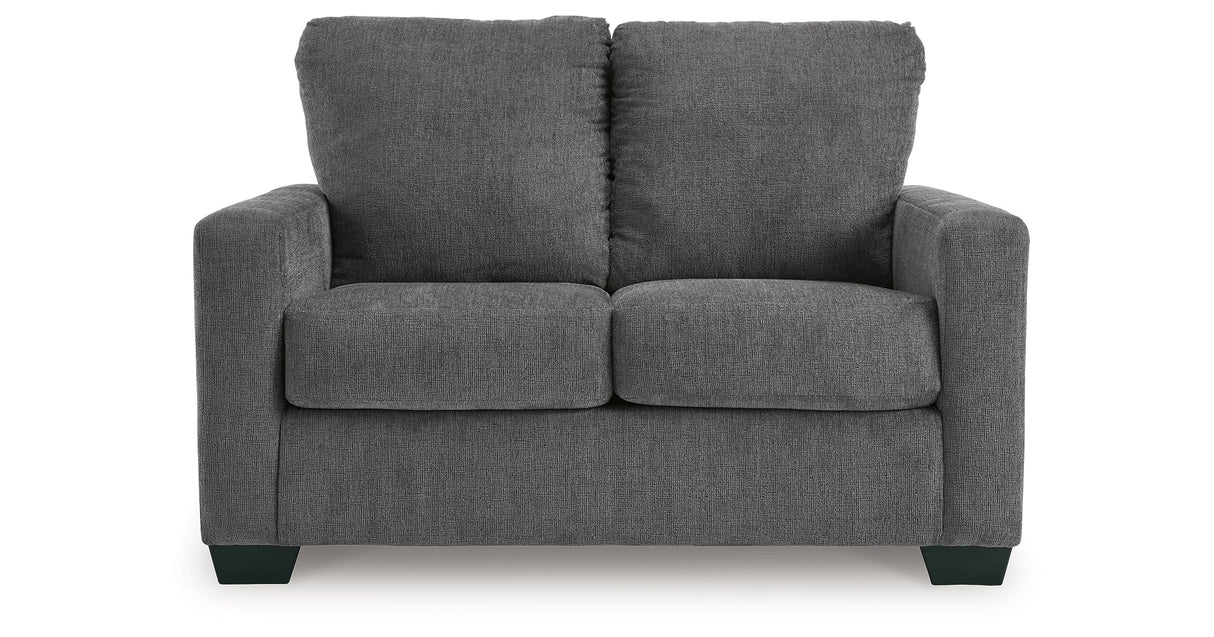 Rannis Pewter Twin Sofa Sleeper by Ashley at Eve Furniture