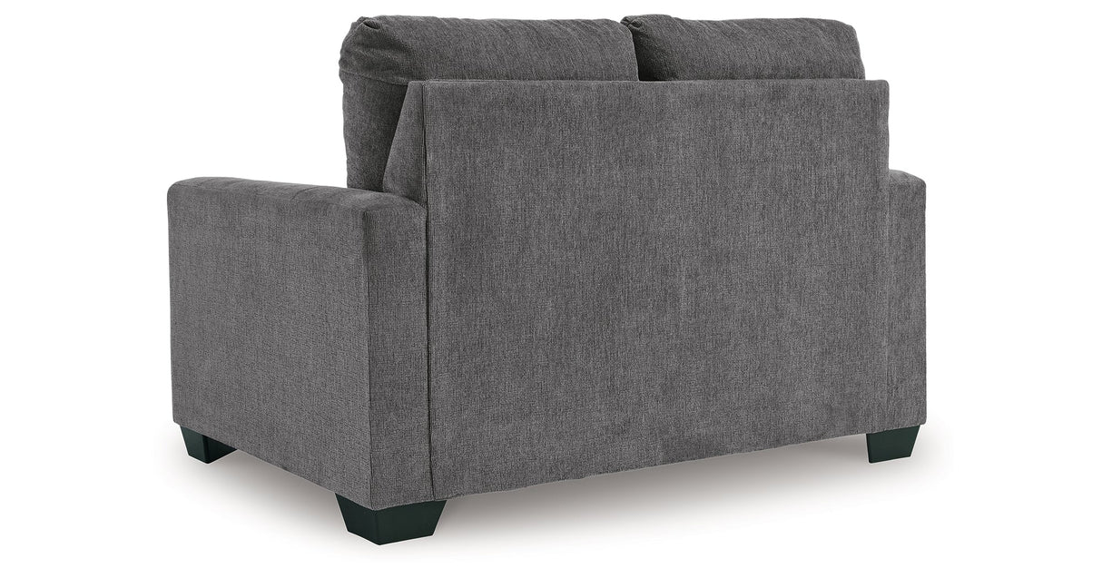 Rannis Pewter Twin Sofa Sleeper by Ashley at Eve Furniture