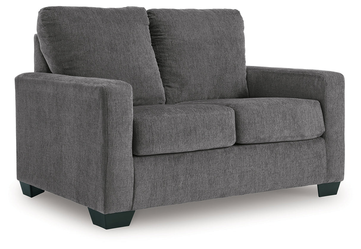 Rannis Pewter Twin Sofa Sleeper by Ashley at Eve Furniture