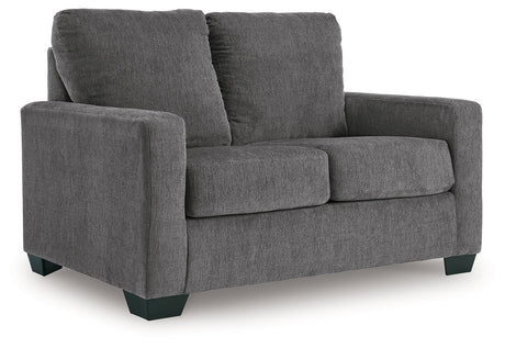 Rannis Pewter Twin Sofa Sleeper by Ashley at Eve Furniture